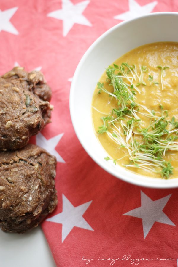 Vegane Karottensuppe mit Garam Masala | Moment in a Jelly Jar