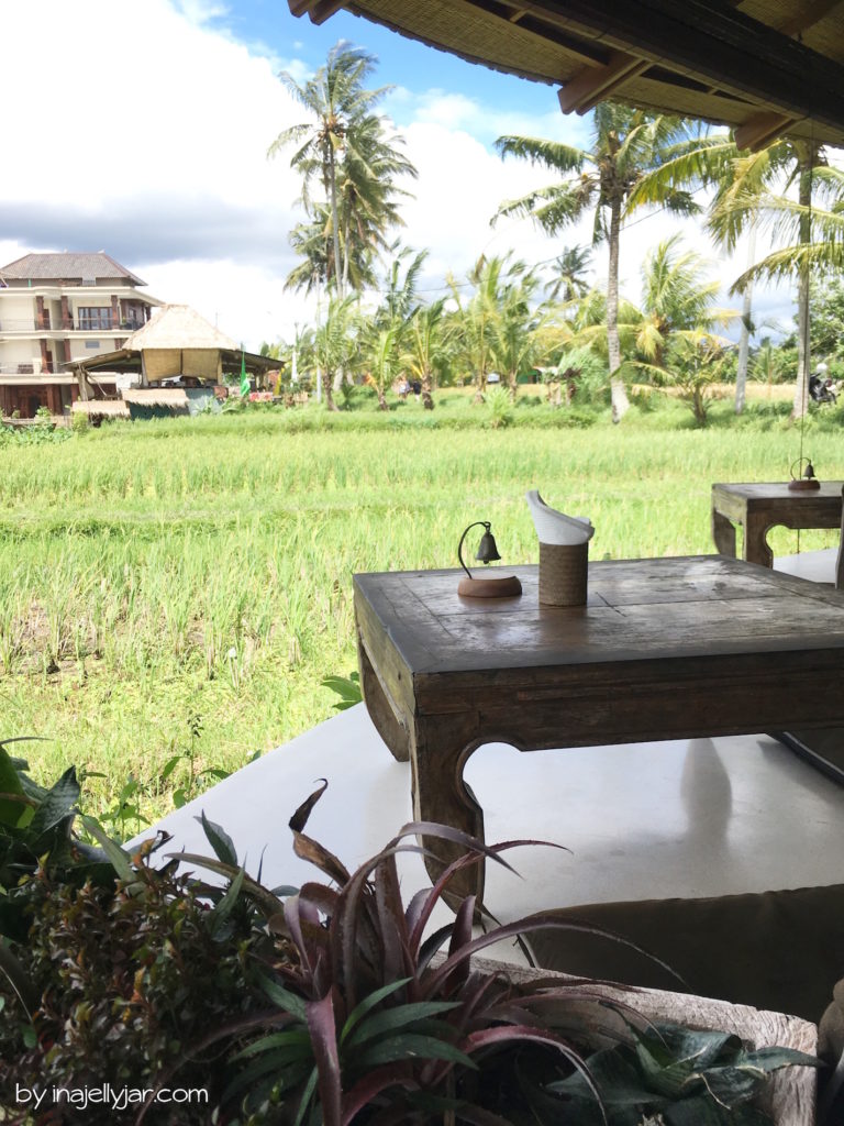 Ausblick vom Café Pomgranate in Ubud, Bali