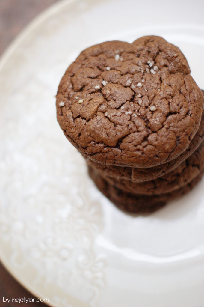 Brownie Cookies mit Fleur de Sel